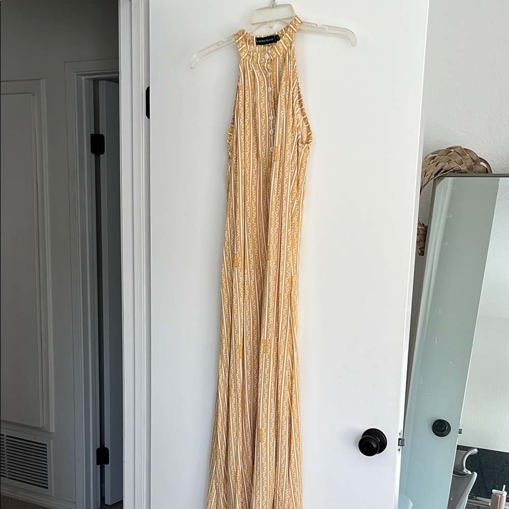 Living Hula Mustard Pakaalana Dress